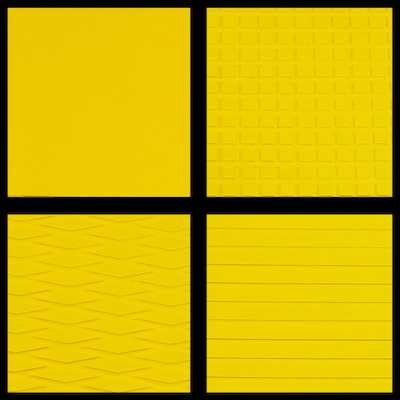 FlexDek Yellow PWC and SUP marine EVA foam material sample